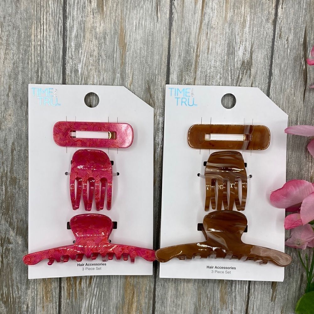 Women’s Claw Hair Accessories Clips 2, 3-Packs